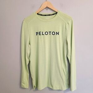 Peloton Light Lime Performance Long‎ Sleeve Shirt XS & Excellent Condition